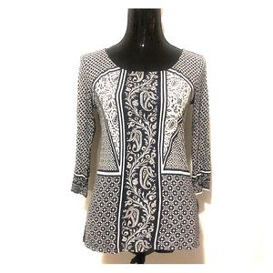 Lucky Brand 3/4 sleeve blouse